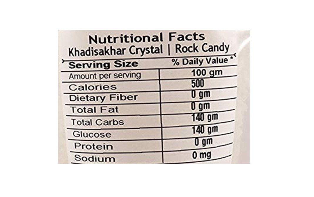 Leeve Dry fruits Khandisakhar Crystal Rock Candy   Pack  400 grams